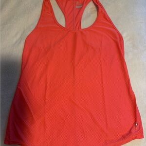 Salmon Pink Racerback Athletic Tank Top